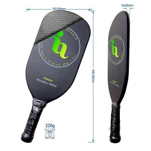 Caston Carbon Fiber Paper Honeycomb Aluminum Honeycomb Thermoforming Pickleball Paddle PR07