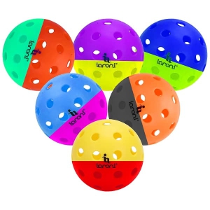 Caston PB02 Outdoor Pickleball Ball PE 40 holes 74mm 26g Injection Molding Wholesale Customized