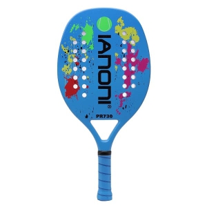 Caston Sports OEM ODM PR730 Blue Beach Tennis Racket Full Carbon Fiber EVA Core