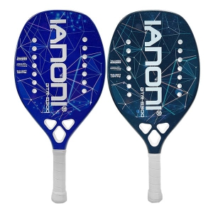 Caston Sports OEM ODM PR9300 Royal Blue/Lake Blue Beach Tennis Racket Graphite Composite Surface High Density Pro EVA Core