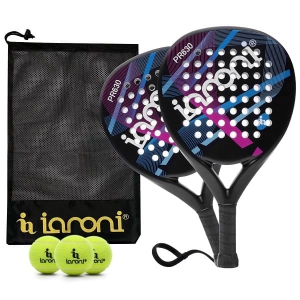 Caston Sports PR630 Padel Racket Set Carbon Fiber EVA Core Suitable for Beginners, Training