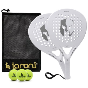 Caston Sports PR660 Padel Racket Set Carbon Fiber EVA Core Suitable for Beginners, Training