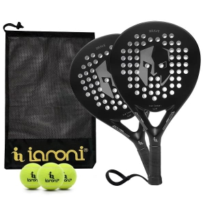 Caston Sports PR670 Padel Racket Set Custom Carbon Fiber EVA Core Suitable for Beginners, Training