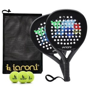 Caston Sports PR800 Padel Racket Set Custom Carbon Fiber EVA Core Suitable for Beginners, Training