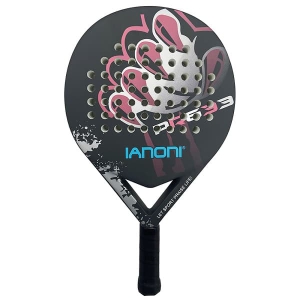 Caston Sports Paddle Racket PR633 Premium Carbon Fiber Surface EVA Core